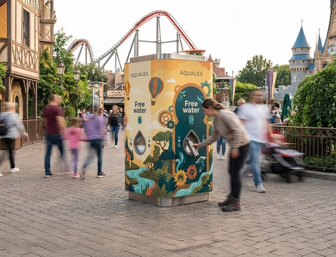 AQUALEX Loop drinkwatersysteem Pretpark