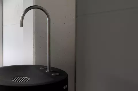 Circulo Wasserspender Close up auf Hahn